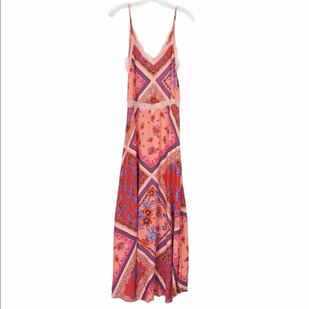 Free People Stevie maxi lace trimmed dress-NWT